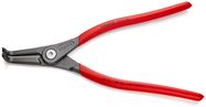 KNIPEX 49 21 A41 Precision Circlip Pliers for external circlips on shafts with non-slip plastic coating grey atramentized 305 mm