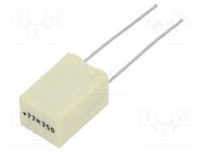 Capacitor: polyester; 220nF; 140VAC; 250VDC; 5mm; ±10%; 7.2x6x11mm KEMET