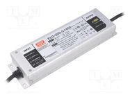 Power supply: switched-mode; LED; 198.8W; 71÷142VDC; 1400mA; IP67 MEAN WELL