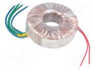 Transformer: toroidal; 300VA; 230VAC; 12V; 12V; 12.5A; 12.5A; H: 58mm INDEL