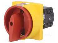 Switch: main cam switch; Stabl.pos: 2; 10A; OFF-ON; Poles: 2; Pos: 2 EATON ELECTRIC