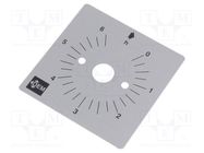 Scale for mechanical timer; MI2R FAUCIGNY INSTRUMENTS