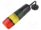 Signaller: signalling column; LED; red/yellow/green; 20÷30VDC W2