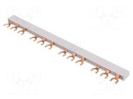 Busbar; 10mm2; Poles: 3; Urated: 240V,415V; Usurge rated: 4kV; fork EATON ELECTRIC