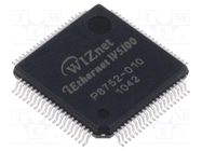 IC: Ethernet controller; 8bit BUS,SPI; LQFP80; -40÷85°C; Ch: 4 WIZNET