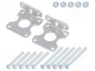 Bracket; silver; for micromotors with gear 120: 1, 200: 1, 228: 1 POLOLU