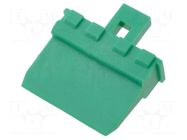Secondary lock; male; PIN: 8; green; DT DEUTSCH
