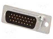 Connector: D-Sub HD; PIN: 26; plug; male; for cable; soldering ENCITECH