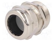 Cable gland; M32; 1.5; IP68; brass; Body plating: nickel BM GROUP