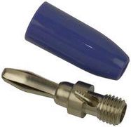 BANANA PLUG, 15A, SOLDERLESS, VIOLET