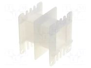 Coil former: without pins; plastic; Poles number: 2; B: 29mm WEISSER