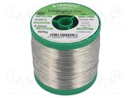 Soldering wire; Sn95,5Ag3,8Cu0,7; 500um; 0.5kg; lead free; reel STANNOL