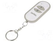 Remote control; IP20; EXTA LIFE; 350m; Ch: 2; No.of butt: 2 ZAMEL