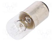 Signallers accessories: bulb; BA15D; 230VAC; 6W 