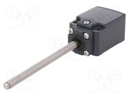 Limit switch; rubber seal,spring, total length 104,5mm; 6A PIZZATO ELETTRICA