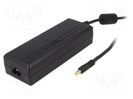 Power supply: switched-mode; 12VDC; 10A; Out: 5,5/2,1; 120W; 0÷40°C SUNNY