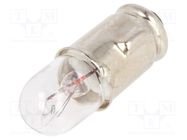 Filament lamp: bayonet; BA7S; 12VDC; 100mA; Ø: 6.6mm; L: 20mm BRIGHTMASTER