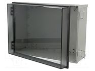 Enclosure: wall mounting; X: 300mm; Y: 400mm; Z: 180mm; CAB; grey FIBOX