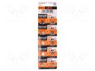Battery: alkaline; 1.5V; LR41,coin,R736; non-rechargeable; 10pcs. MAXELL