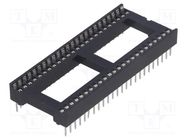 Socket: integrated circuits; DIP48; 15.24mm; THT; Pitch: 1.778mm CONNFLY