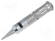 Tip; conical; 0.5mm; for gas soldering iron; WEL.WP2 WELLER