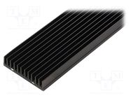 Heatsink: extruded; grilled; black; L: 1000mm; W: 59.69mm; H: 15mm FISCHER ELEKTRONIK