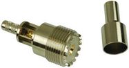 RF/COAXIAL, UHF JACK, STRAIGHT, CRIMP