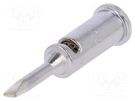Tip; chisel; 3mm; for gas soldering iron; WEL.1605999,WEL.WP2 WELLER