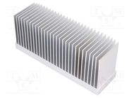 Heatsink: extruded; grilled; natural; L: 50mm; W: 174mm; H: 75.5mm FISCHER ELEKTRONIK