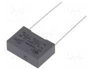 Capacitor: polypropylene; X2; R47 X2; 22nF; 1000VDC; 440VAC; THT KEMET