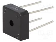 Bridge rectifier: single-phase; Urmax: 100V; If: 10A; Ifsm: 135A DIOTEC SEMICONDUCTOR