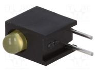 LED; in housing; 3mm; No.of diodes: 1; yellow; 2mA; 50°; 0.9÷2.1mcd BROADCOM (AVAGO)