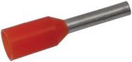 TERMINAL, FERRULE, 6 X 1MM, ORANGE