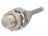 Sensor: inductive; OUT: PNP / NO; 0÷2mm; 10÷30VDC; M12; 2m; IP67 BALLUFF