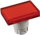 LENS, RECTANGULAR, RED, 22 SERIES PUSHBUTTON SWITCHES