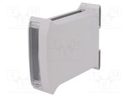 Enclosure: for DIN rail mounting; Y: 101mm; X: 35mm; Z: 119mm; grey ITALTRONIC