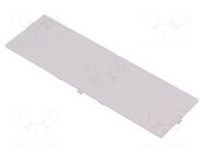 Front panel; without frame,with holder; grey ITALTRONIC