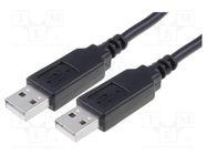 Module: cable integrated; USB; USB 2.0; 2.5m; USB A x2 FTDI