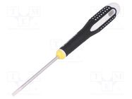 Screwdriver; slot; 3,5x0,6mm; Blade length: 75mm BAHCO