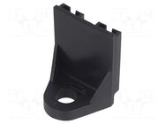 Holder; screw,push-in; Body: black; polyamide,polyamide 66; black MTA