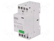 Contactor: 4-pole installation; 32A; 24VAC,24VDC; NC + NO x3 ISKRA