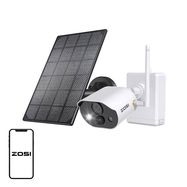 Outdoor IP camera with solar panel ZOSI C306Pro WiFi 3MP IP66, ZOSI