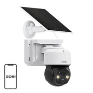 Outdoor IP camera with solar panel ZOSI C2914 WiFi 4MP IP66, ZOSI