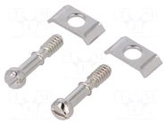 Set of screws for D-Sub; UNC 4-40; Screw length: 15mm NINIGI