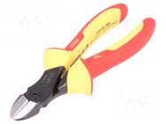 Pliers; side,cutting,insulated; 160mm; tool steel BAHCO