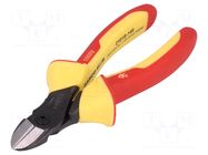 Pliers; side,cutting,insulated; 140mm; tool steel BAHCO