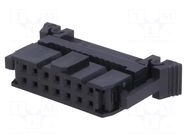 Connector: IDC; plug; female; PIN: 14; IDC; for ribbon cable; 2.54mm NINIGI