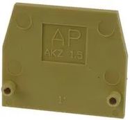 END PLATE, AKZ MINI MODULAR TERMINAL