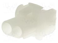 Connector: wire-wire; plug/socket; male/female; PIN: 2; 600V; 1x2 TE Connectivity