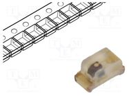 LED; SMD; 0402; orange; 120÷220mcd; 1x0.5x0.5mm; 120°; 2.1÷2.5V KINGBRIGHT ELECTRONIC